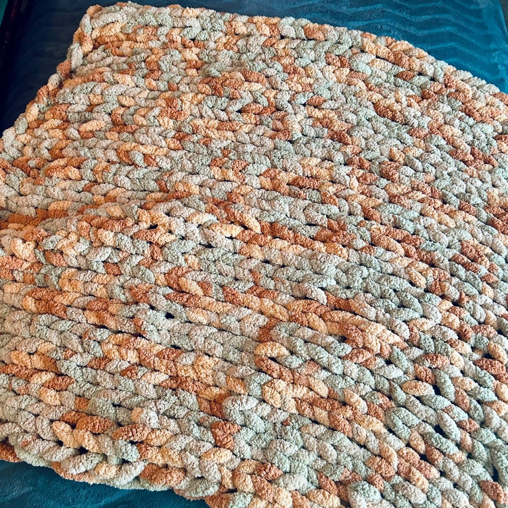 Hand made throw blanket